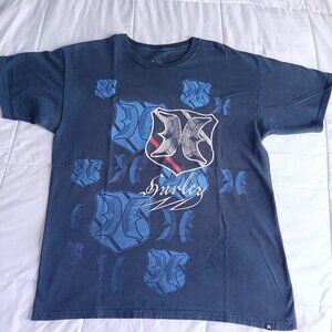 Hurley Navy Blue T-shirt Size Large